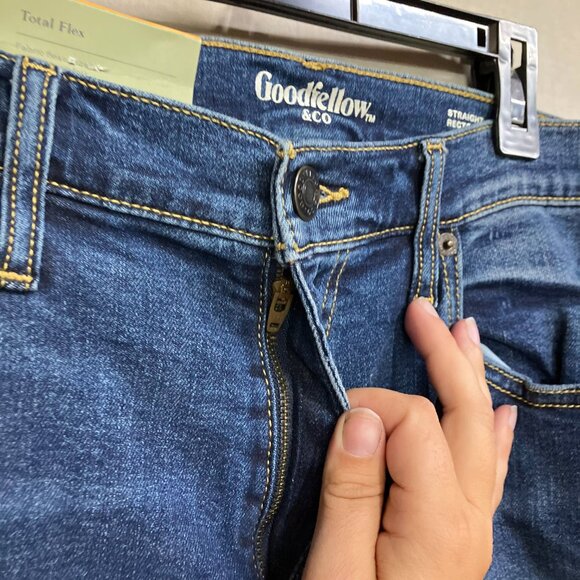 NWT Goodfellow & Co Men's 32X34 Casper Mid Rise Slim Fit Skinny Leg Full Jeans - Picture 12 of 16